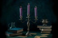 Candle magic. The study of a magician