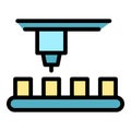 Candle making icon vector flat Royalty Free Stock Photo