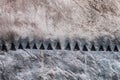 Candle niches at Aluvihare Rock Temple, Sri Lan Royalty Free Stock Photo