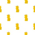 Candle pattern seamless Royalty Free Stock Photo