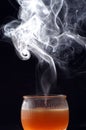 Candle smoke Royalty Free Stock Photo