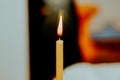 Candle in the temple, church