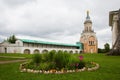 The candle tower of the Borisoglebsk monastery in the city of To