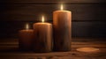 Candle Trio in Focus