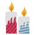 Candle Vector icon which can be easily modified or edit Royalty Free Stock Photo