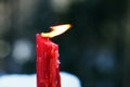 Candle In The Wind Royalty Free Stock Photo