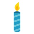 candle year isolated icon