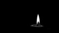 Candlelight in the dark Royalty Free Stock Photo