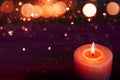 Candlelight for romantic moments Royalty Free Stock Photo