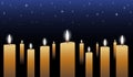 Candlelight Vigil Royalty Free Stock Photo