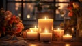 Candlelit Scenes Cozy and Warm Ambiance in Warm Colors