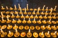 Candles at altar of the Minster, Konstanz, Baden-Wurttemberg