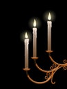 Candles and candlestick