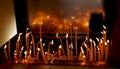 Candles in the Christian Church Royalty Free Stock Photo