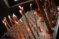 Candles in Christian Church Royalty Free Stock Photo