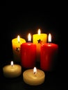 Candles, Christmas still life Royalty Free Stock Photo