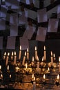 Candles in the church.