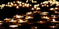 Candles in the dark Royalty Free Stock Photo