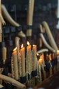 Candles in Fatima, Estremadura Royalty Free Stock Photo