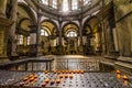 Candles Floor Santa Maria della Salute Church Basilica Dome Venice Italy