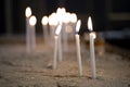 Candles Inside The Church