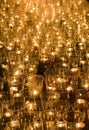 Candles at the Light Festival in Leipzig, Germany Royalty Free Stock Photo