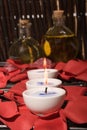 Candles and massage oils