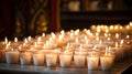 Candles for memorial ceremonies to commemorate events .AI Generated