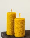 Candles from natural beeswax. handmade. Beautiful and useful gift. Traditional