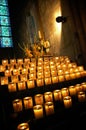 Candles in Notre Dame Royalty Free Stock Photo