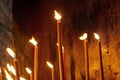 Candles on an orthodox church. Royalty Free Stock Photo