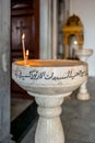 Candles in the Orthodox Monastery of St. Michael in Jaffa