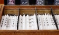 Candles for praying at the Kinkaku temple in Kyoto, Japan