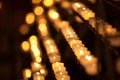 Candles in temple Royalty Free Stock Photo