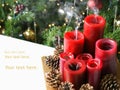 Candles Xmas Christmas Royalty Free Stock Photo