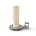 Candlestick with candle