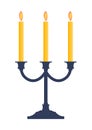 Candlestick candle holder illu