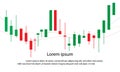 Candlestick.financial market forex graph