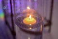Candlestick gives light. Luxury decorative candlestick