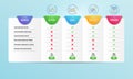 Candlestick graph, Infochart and Puzzle icons set. Vocabulary sign. Vector