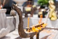 Candlestick in thai style Royalty Free Stock Photo