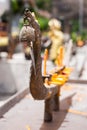 Candlestick in thai style Royalty Free Stock Photo