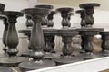 Candlesticks on the store shelf