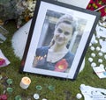 Candllelit Vigil for Murdered MP, Jo Cox Royalty Free Stock Photo