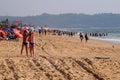 Candolim Beach, North Goa, India Royalty Free Stock Photo