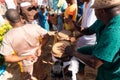 Candomble members are seen paying homage to Yemanja during the Rio Vermelho beach party