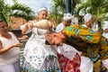 Candomble members worshiping at the religious house in Bom Jesus dos Pobre district, Saubara city