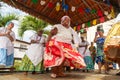 Candomble members worshiping at the religious house in Bom Jesus dos Pobre district, Saubara city