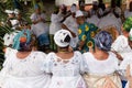 Candomble members worshiping at the religious house in Bom Jesus dos Pobre district, Saubara city