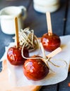 Candy apple, Christmas dessert